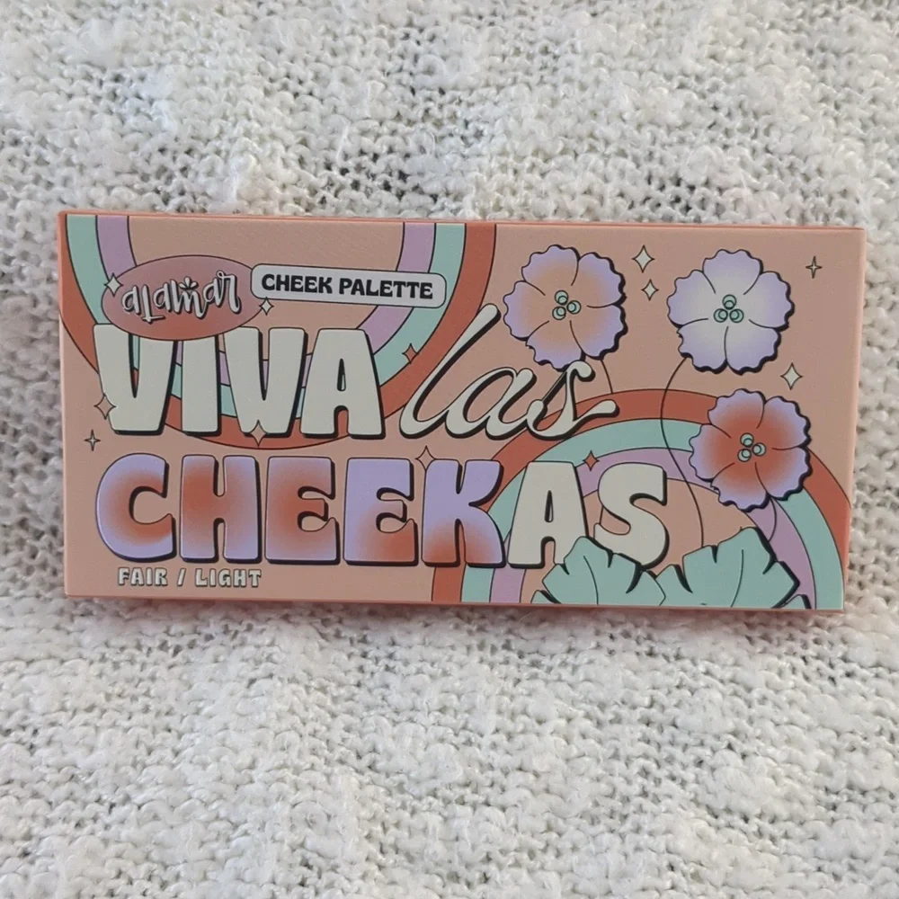 Alamar Viva Las Cheekas Cheek Palette in Fair/Light, 7.8g/0.28oz